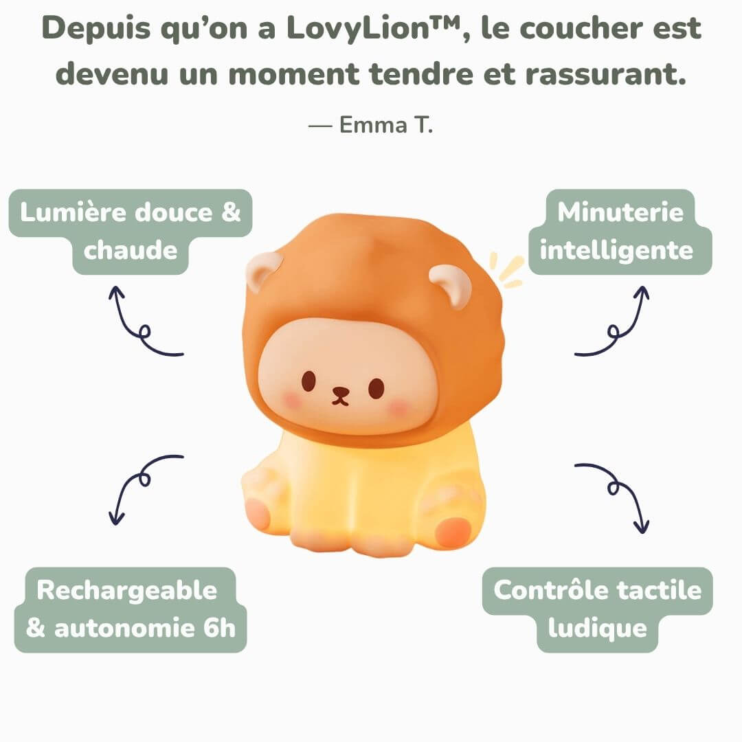 Veilleuse Enfant Lion - LovyLion™