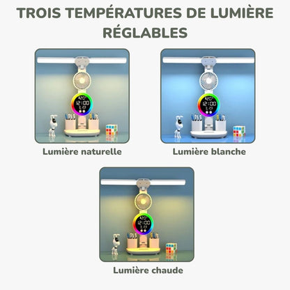 Lampe de Bureau Multifonction – SmartDeskGlow™
