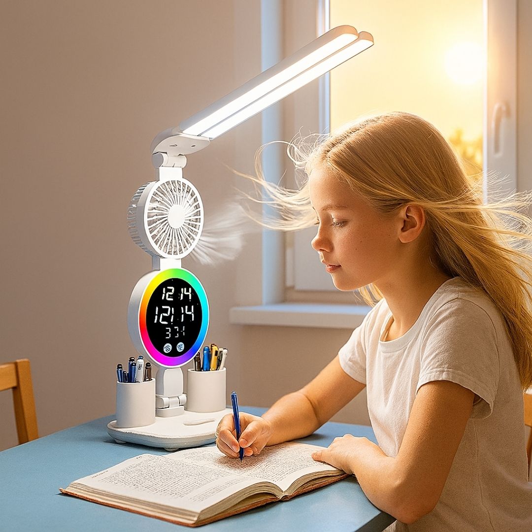 Lampe de Bureau Multifonction – SmartDeskGlow™
