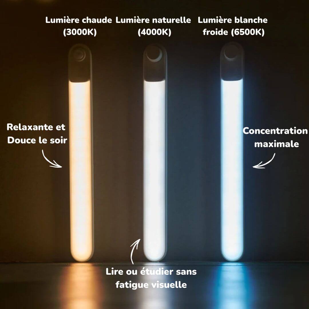 Lampe de Bureau Murale LED Rechargeable – WallGlow™