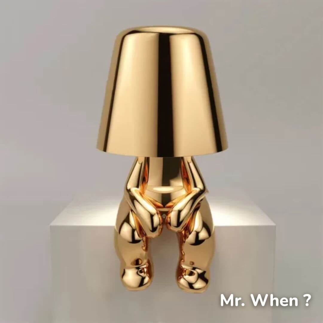 Lampe de Chevet Design Dorée – Mr. Gold Tactile™