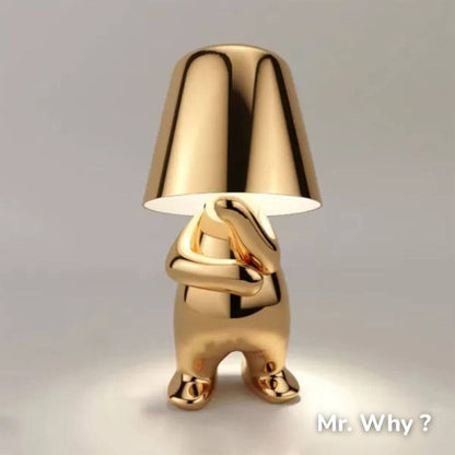 Lampe de Chevet Design Dorée – Mr. Gold Tactile™