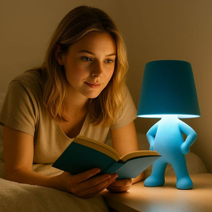 Designer Bedside Lamp – MoodBuddy™ Blue