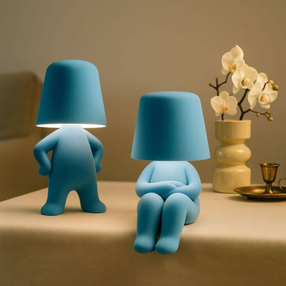Designer Bedside Lamp – MoodBuddy™ Blue