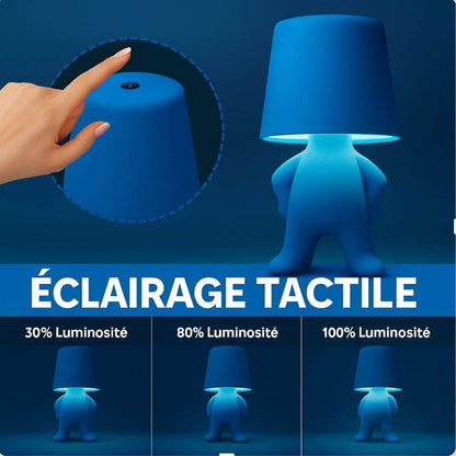 Designer Bedside Lamp – MoodBuddy™ Blue