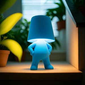 Lampe de Chevet Design – MoodBuddy™ Bleu