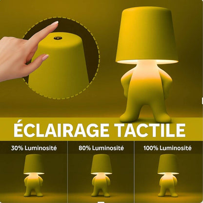 Lampe de Chevet Design – MoodBuddy™ Jaune