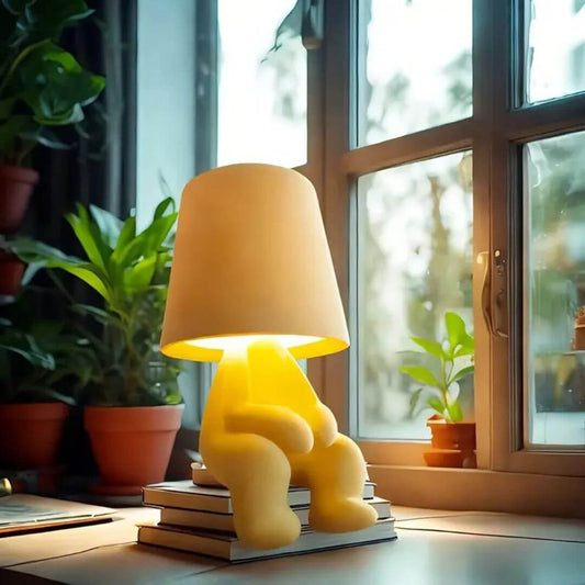 Lampe de Chevet Design – MoodBuddy™ Jaune