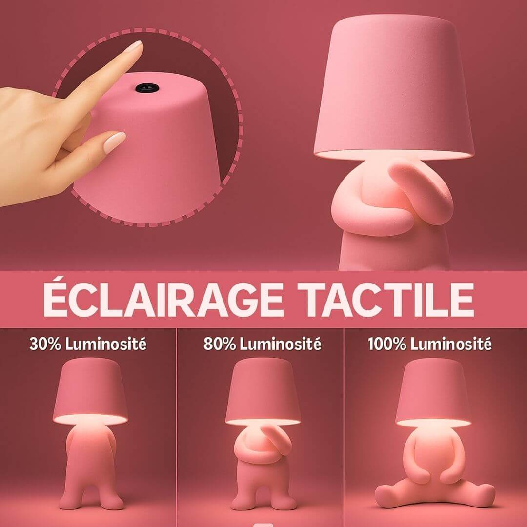 Lampe de Chevet Design – MoodBuddy™ Rose