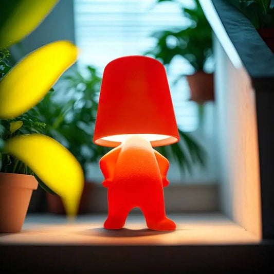 Lampe de Chevet Design – MoodBuddy™ Rouge