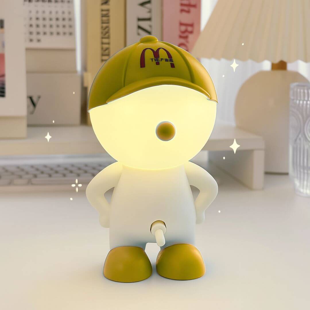 Lampe de Table Déco & Humoristique – FlipCap™
