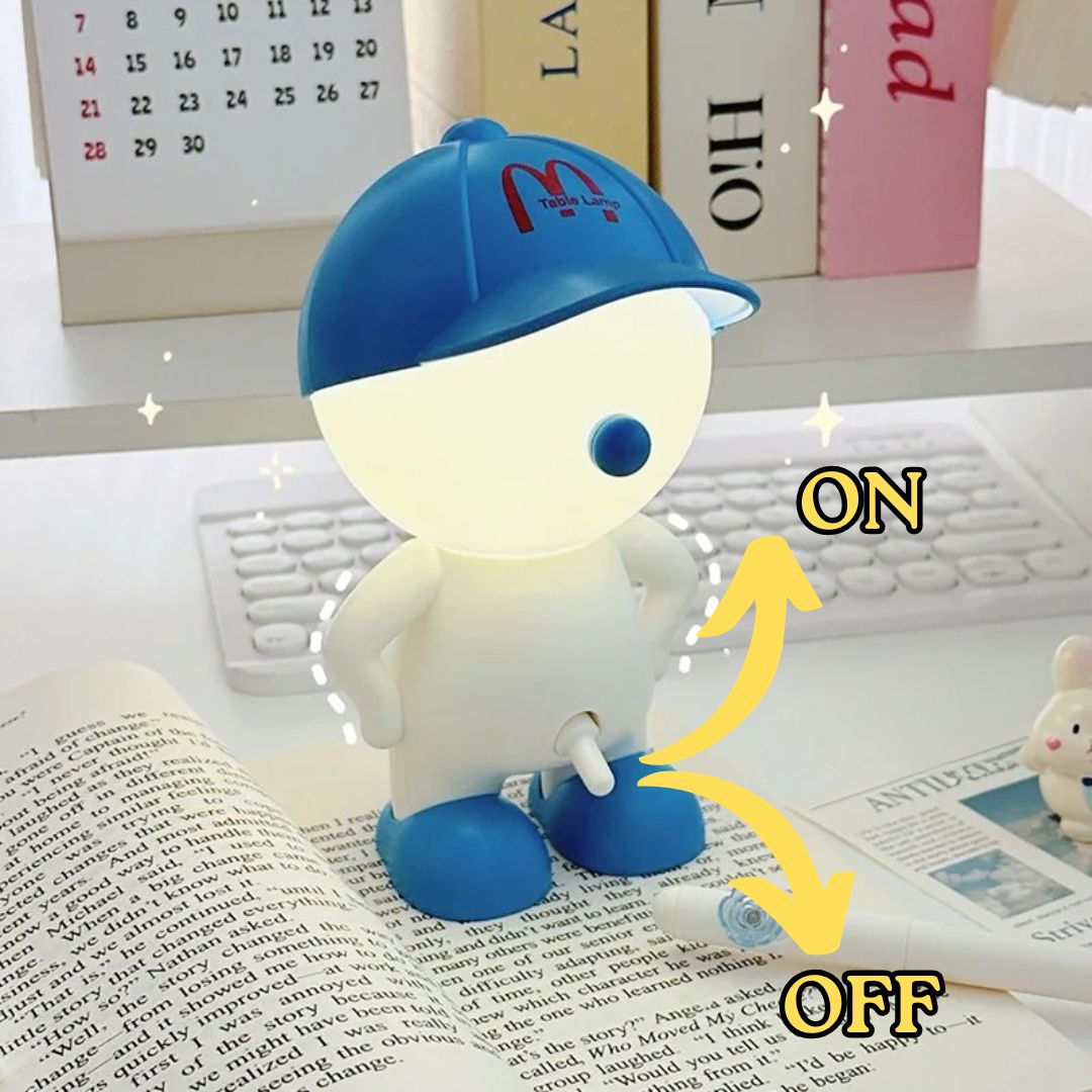 Lampe de Table Déco & Humoristique – FlipCap™