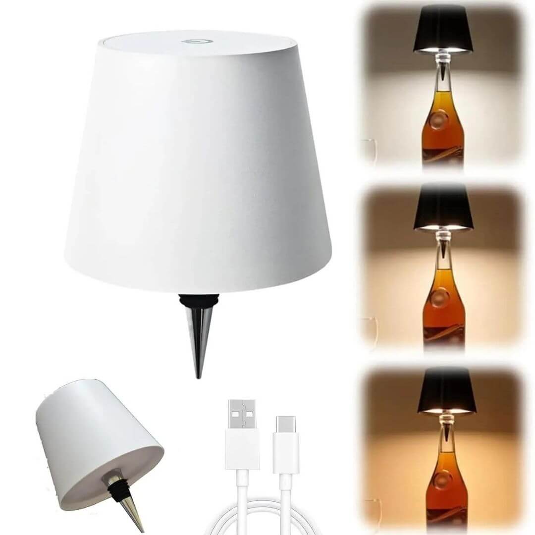 Lampe de Table Tactile Sans Fil – LumiBouchon™