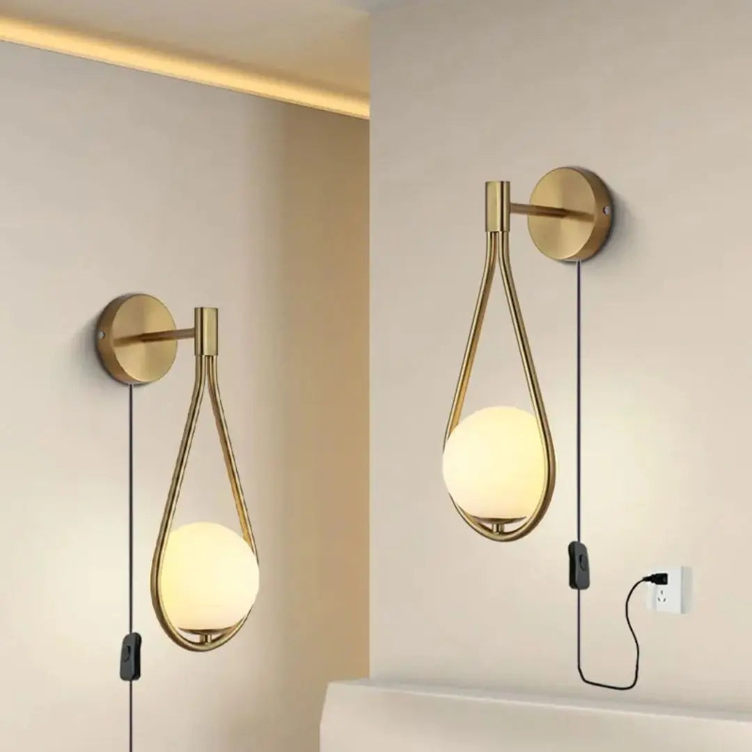 lampe-murale-led-verre-et-metal