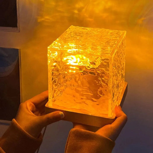 Projecteur veilleuse effet vague d’eau – AuroraGlow™-Veilleuse cocon