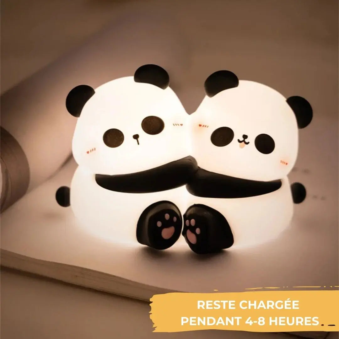 veilleuse-bebe-avec-lumiere-douce-panda-jumeaux-lumiere-autonomie