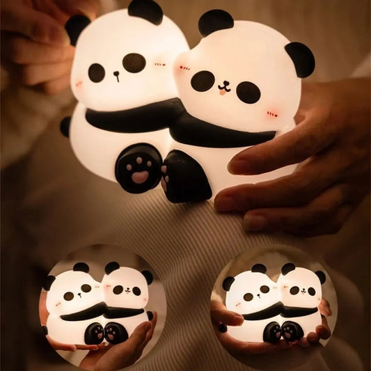 Veilleuse Bébé avec Lumière Douce - Panda Jumeaux™-Veilleuse cocon