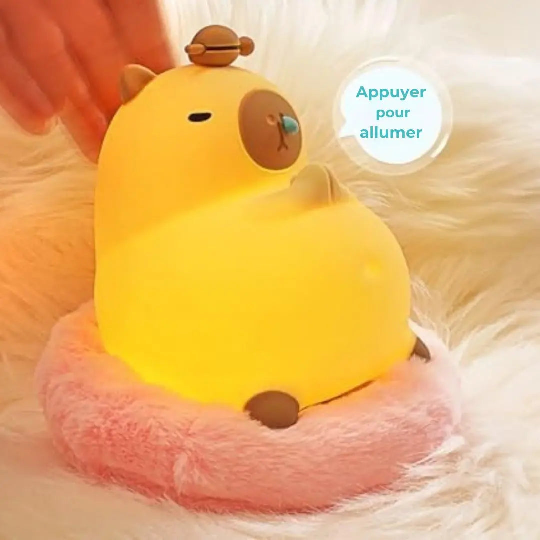 Veilleuse Capybara, lampe de chevet pour bébé Capybara, commande