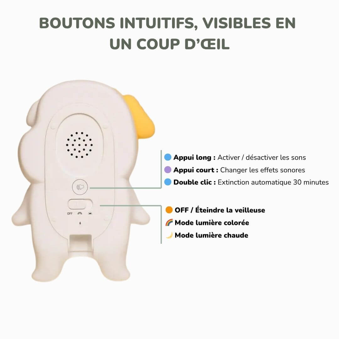 Veilleuse Bébé Chiot – PuppyDream™