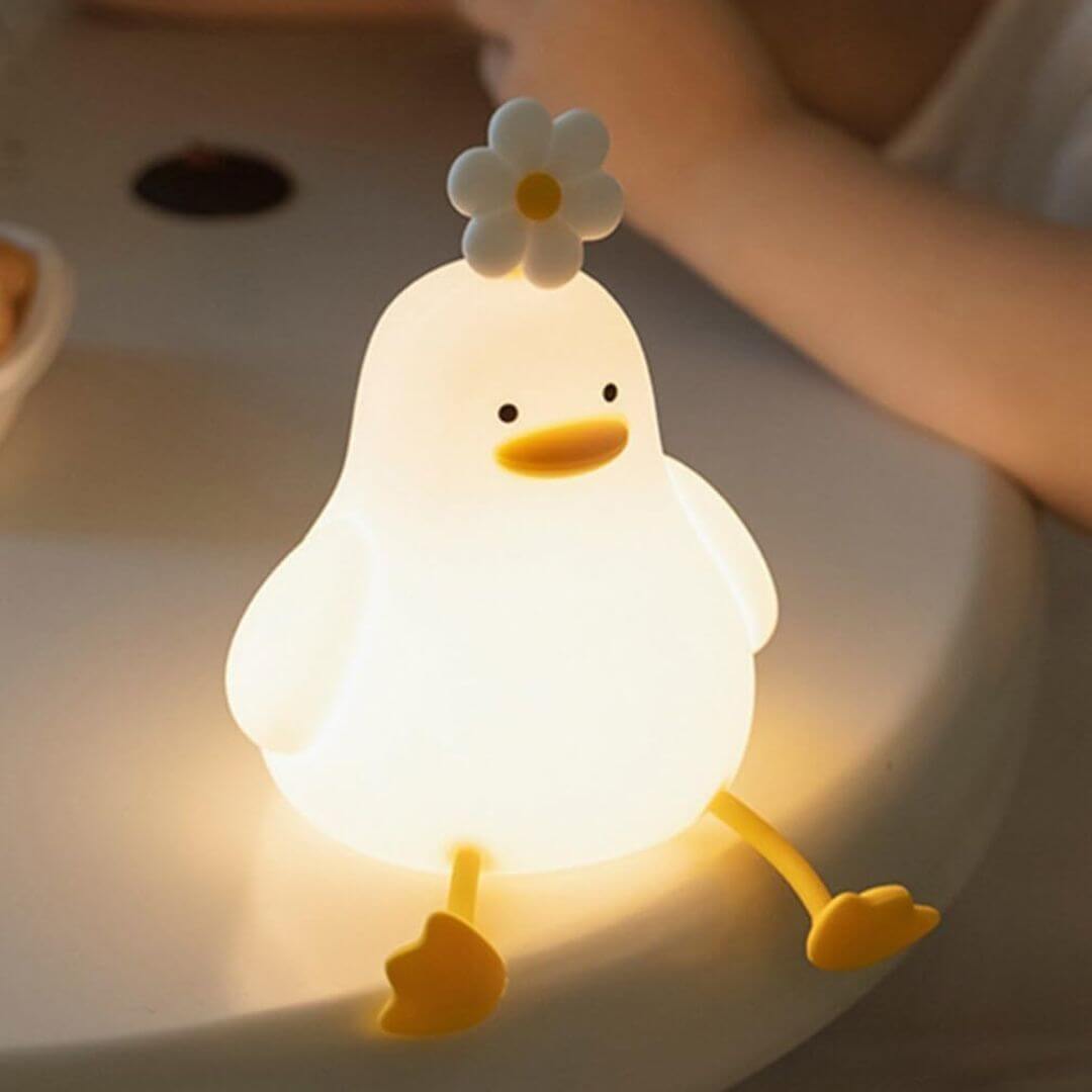 Veilleuse Canard Fleurie Enfant – DuckieDream™