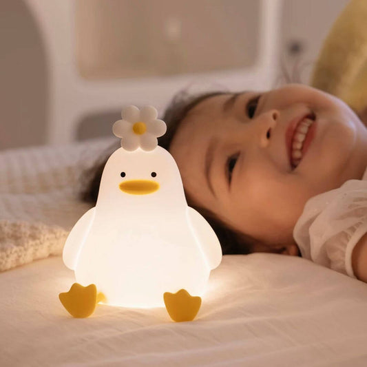 Veilleuse Canard Fleurie Enfant – DuckieDream™