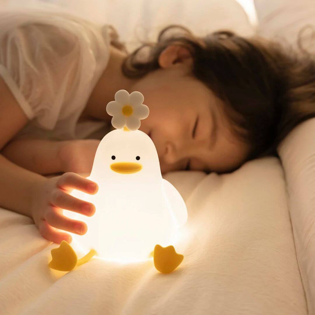 Veilleuse Canard Fleurie Enfant – DuckieDream™