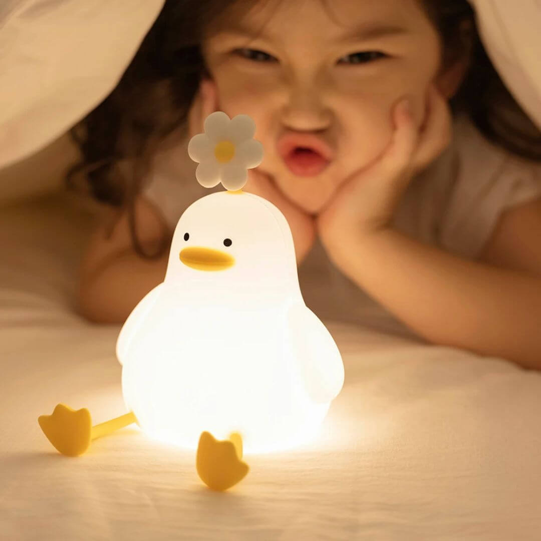Veilleuse Canard Fleurie Enfant – DuckieDream™