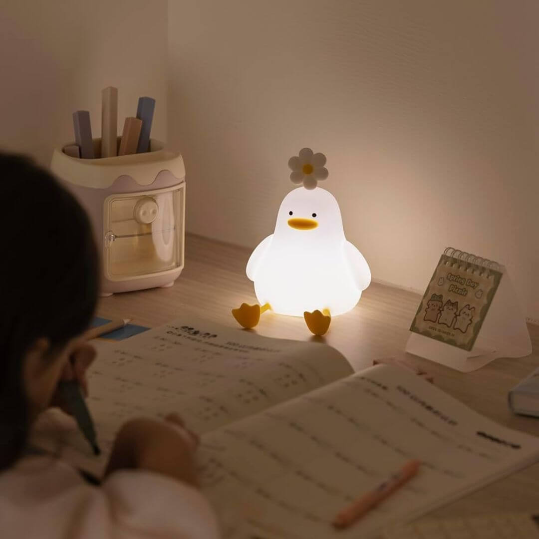 Veilleuse Canard Fleurie Enfant – DuckieDream™