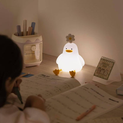 Veilleuse Canard Fleurie Enfant – DuckieDream™