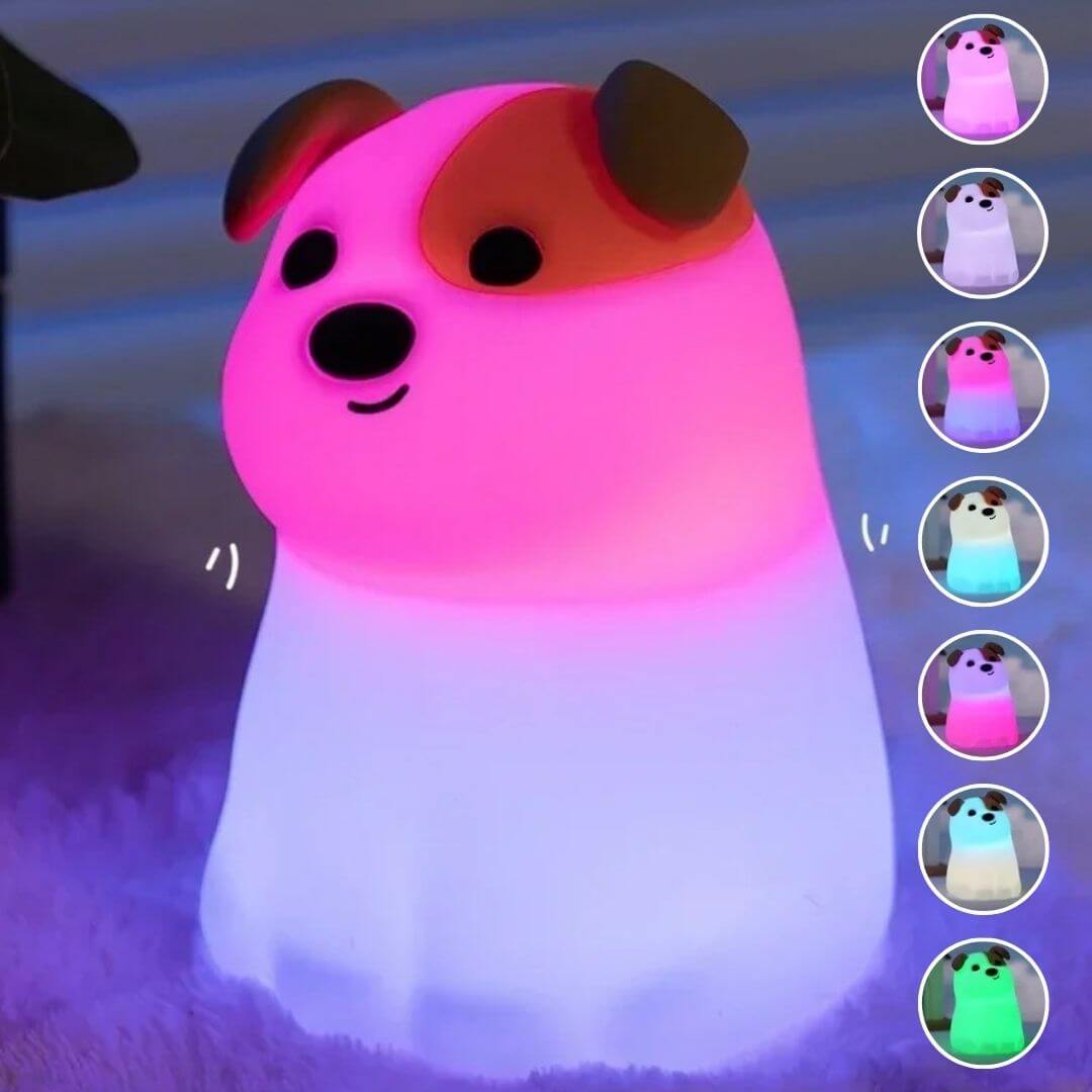 Veilleuse Chien Multicolore – HappyPup™