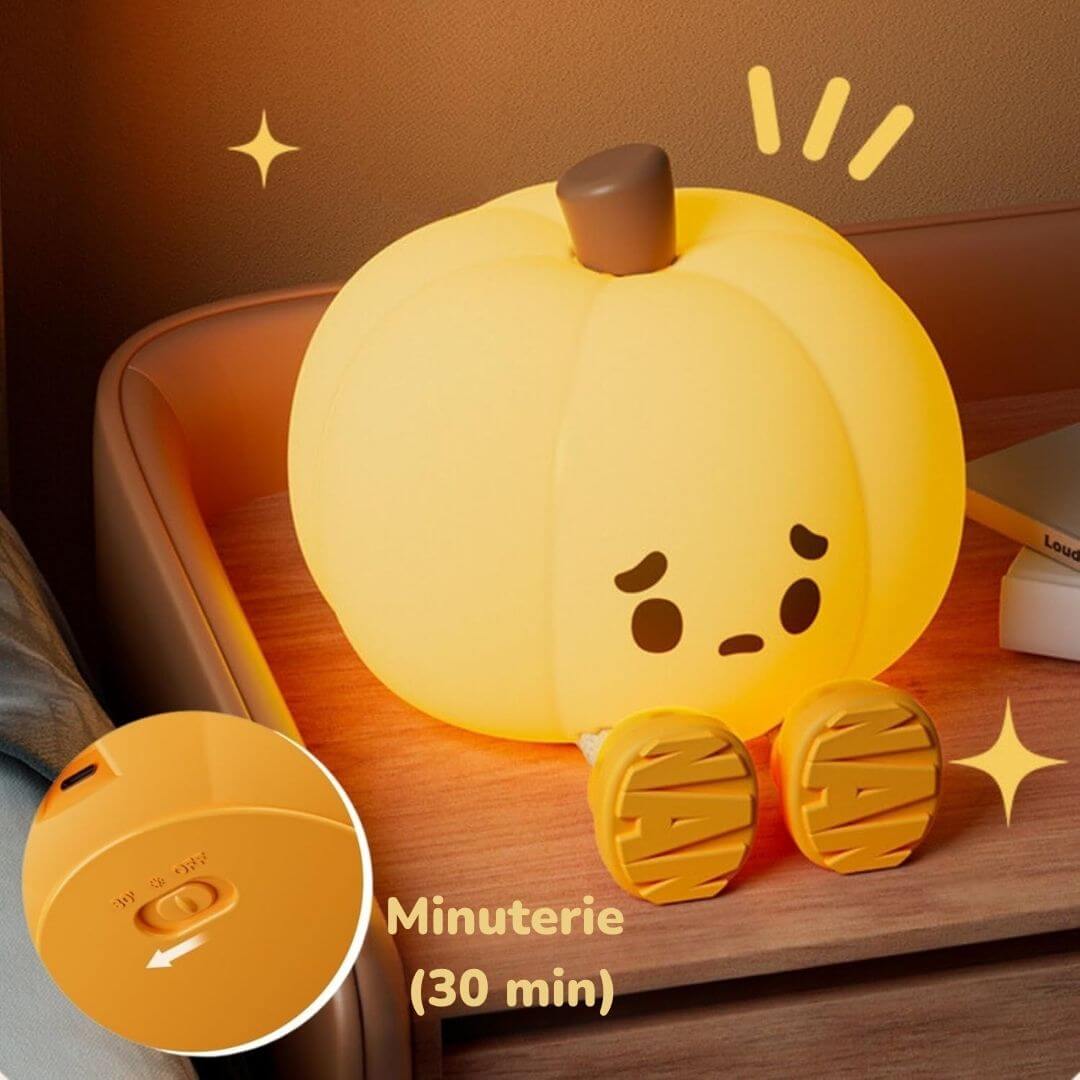 Veilleuse Citrouille Silicone pour Enfant – Citrouillou™