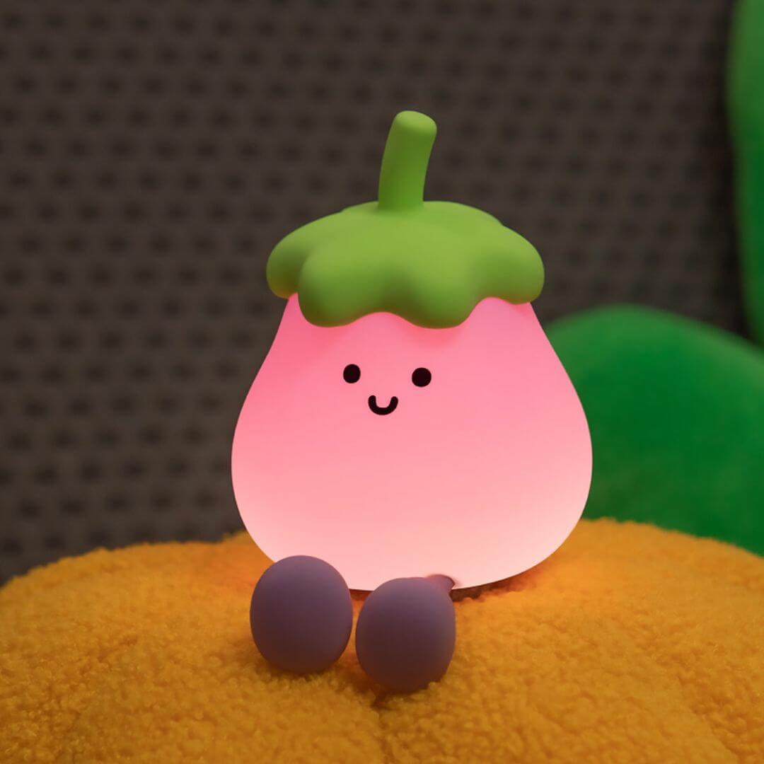 Veilleuse Enfant Aubergine - Eggplant Glow™