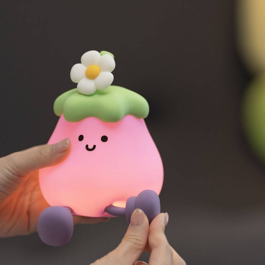 Veilleuse Enfant Aubergine - Eggplant Glow™