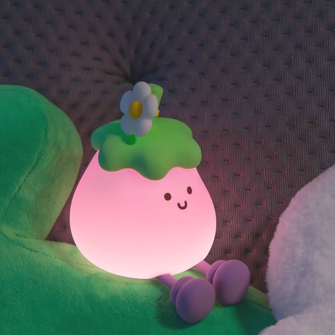 Veilleuse Enfant Aubergine - Eggplant Glow™