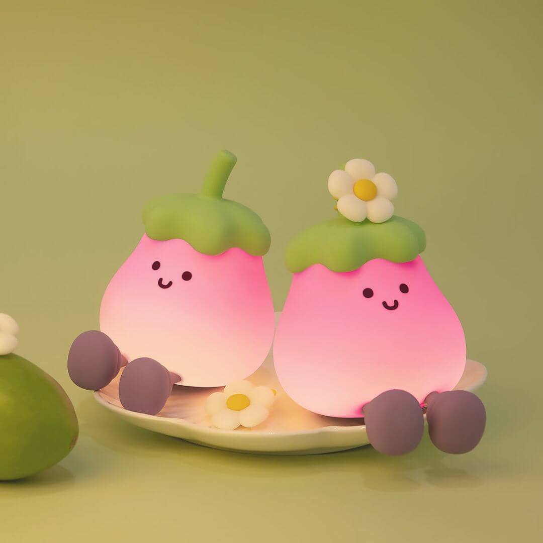 Veilleuse Enfant Aubergine - Eggplant Glow™
