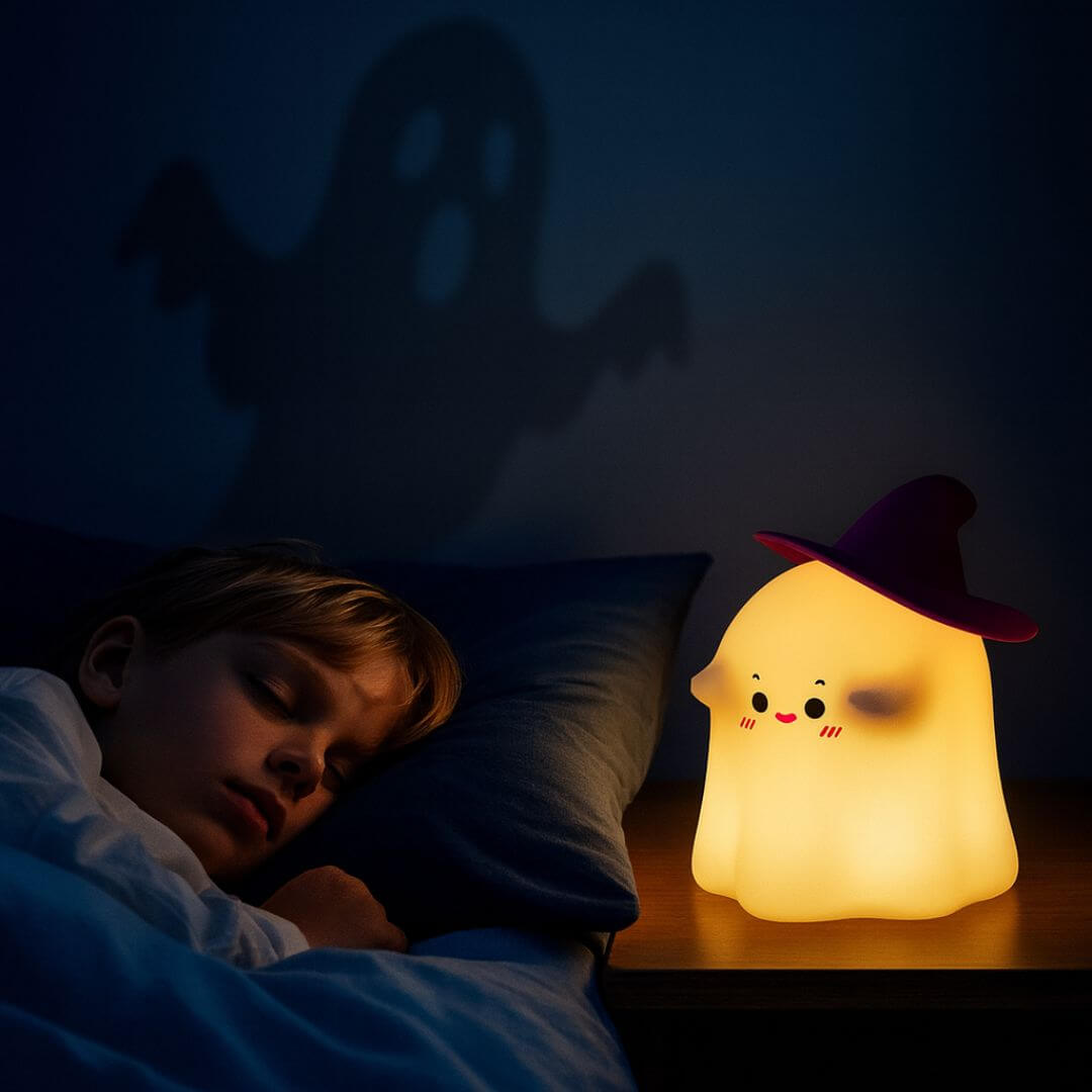 🎃 Veilleuse Enfant Fantôme Halloween - Ghostess™
