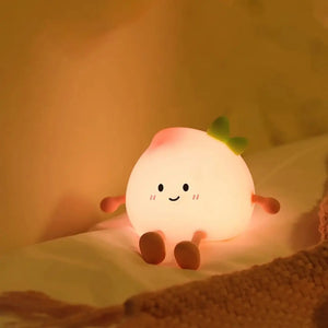 Veilleuse Enfant LED Fruit - Pêche Kawaii™-Veilleuse cocon