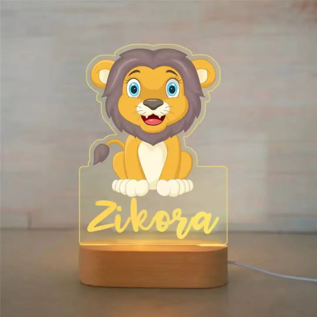 Veilleuse Personnalisée Lion - Zikora  Veilleuse cocon