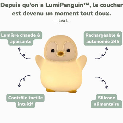 Veilleuse Pingouin Debout Enfant – LumiPenguin™