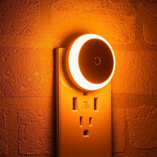 Veilleuse prise LED avec capteur - LumiNight™-Veilleuse cocon