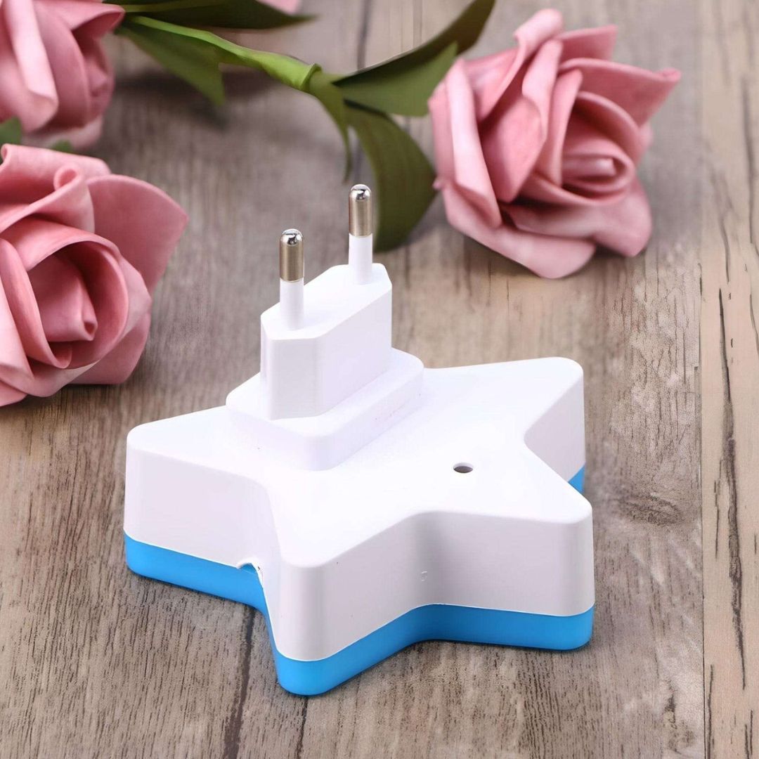Veilleuse Prise LED Forme Étoile – Lumière Tamisée Automatique pour Enfants-Veilleuse cocon