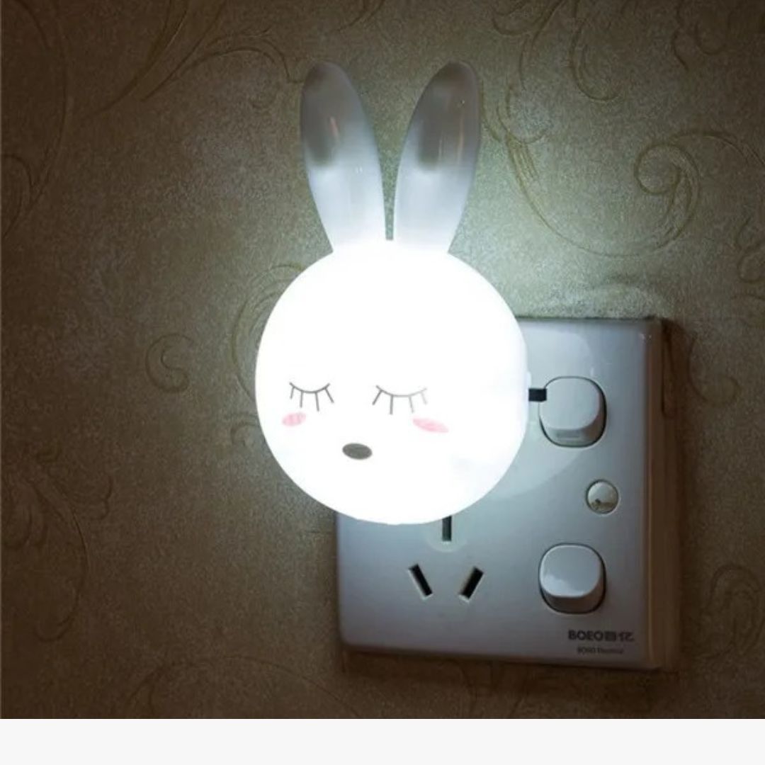 Veilleuse Prise Lapin LED – Lumière Douce pour les Nuits des Petits-Veilleuse cocon