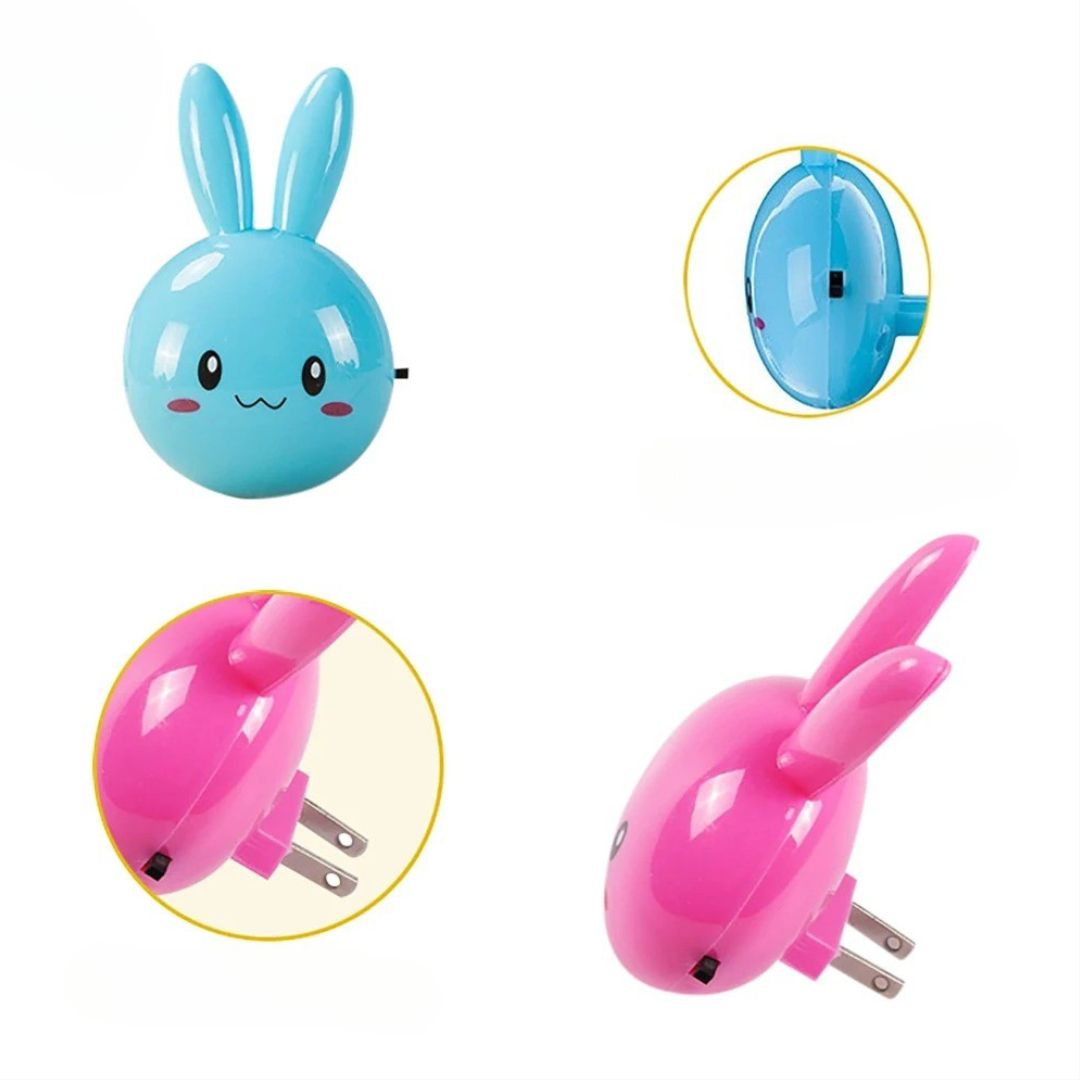 Veilleuse Prise Lapin LED – Lumière Douce pour les Nuits des Petits-Veilleuse cocon