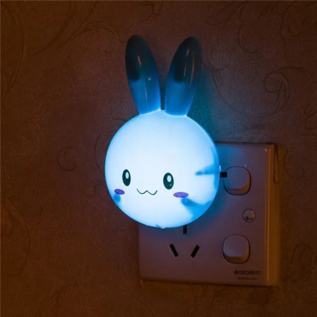 Veilleuse Prise Lapin LED – Lumière Douce pour les Nuits des Petits-Veilleuse cocon