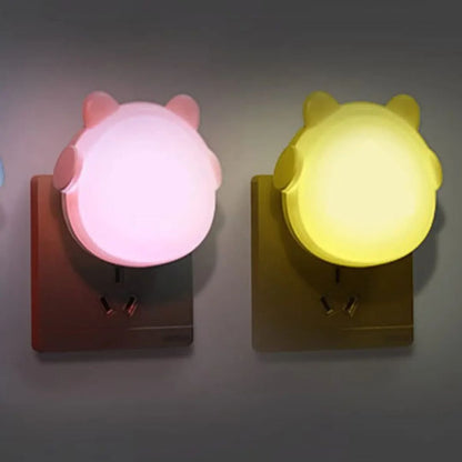 Veilleuse Prise Ours LED – Lumière Douce et Automatique pour Enfants-Veilleuse cocon